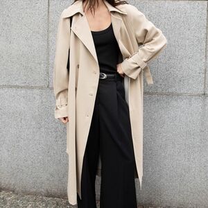 Oak + Fort Oversized Trench Coat